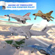 4Pcs Army Airplane Toys Set-Diecast Aircraft Plane Model Kit Military Fighter Jet Playset Helicopter Camouflage Pull Back Aircraft Kids Play Vehicle For 3+Year Old Boys Girls