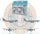 Air Force One 2 Plane Set Air Force One And Air Force Two Blue And White