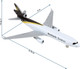 Daron Toy Airplane – Ups Md-11 – Die-Cast Metal Model Airplane Toy With Plastic Parts For Kids Ages 3+