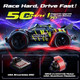 Deerc 1/14 Fast Brushless Rc Car For Adults 43 Mph High Speed 4X4 Off-Road Rc Truck Waterproof Monster Truggy All Terrain Remote Control Drift Car For Boys 8-12 2 Batteries 3S Lipo Compatible