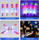 60Pcs Led Arrow Helicopter Flying Toy Party Fun Elastic Slingshot Flying Copters Birthdays Summer Day Party Favors Outdoor Game For Kids