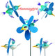 Garden Pinwheels Whirligigs Wind Spinner Windmill Yard Decor Lawn Decorations Hummingbird Decorative Garden Stakes Outdoor Whirlygig Windmills Gardening Art Whimsical s