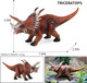 Realistic Triceratops Dinosaur Figure Triceratops Toy For Kids - Role Play Collection Or Room Decoration