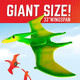Geospace Geoglide Terror Pterodactyl Glider Kit With 33 Inch Wingspan