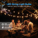 Goodsmann Outdoor 12V Ac 6Pk Led Bulbs 135 Lumens For Low Voltage String Lights Hanging Landscape Lighting 2800K Without Wire Connectors