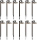 Goodsmann Low Voltage Landscape Lights 12Pk Landscape Lighting 1.5W Led 100 Lumen 12V Ac Walkway Lights Wired Warm White With Cable Connectors Metal Stakes