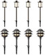 Goodsmann Landscape Lighting 8Pk Pathway Lights Low Voltage With 4Pk 2.2W Led 30 Lumen 4Pk 12V Ac Path Lights 4Pcs 3W Led 180 Lumen Landscape Pathway Lights