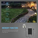 Goodsmann Low Voltage Transformer 120W With 8Pk 3W Led Landscape Spot Lights100 Lumens 2900K Warm White