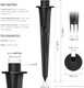 Goodsmann 2Pcs Metal Spikes Stakes With Male Thread 3/4-14Npsm 0.77In For Low Voltage Landscape Lights Compatible With Goodsmann Landscape Lights 9920-1838-02