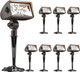 Goodsmann Lighting Led Wall Wash Flood Landscape Lighting 18W Die-Cast Aluminum Outdoor Lights Weatherproof 2700K Warm Lights Low Voltage Lights Brown 9920-4675-01