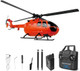 Goolrc C186 Remote Control Helicopter Remote Control Drone Single Propeller Without Ailerons 6-Axis Gyro Stabilization Remote Control Airplane Altitude Hold Girls Adults Orange