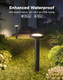 Govee Outdoor Pathway Lights 2 Ip66 Waterproof Patio Lights 60+ Scene Modes Landscape Lighting For Yard Garage Garden Lawn Outdoor Decor Works With Alexa Google Assistant Matter Wired 4 Pack