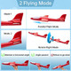 4 Pack Led Light Airplane Toys17.5" Large Throwing Foam Plane2 Flight Mode Glider PlaneFoam Airplane Flying Toys For KidsOutdoor Sport Game ToysFoam Glider Airplane Toys For Boys Girls