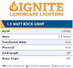 Ignite Landscape Lighting 1.5-Watt Rock Light For Landscape Lighting Ponds And Water Features - 1.5Wrl