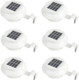6 Pack Outdoor Solar Powered Led Gutter Light Fence Roof Gutter Garden