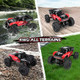 Rc Trucks 4X4 Offroad Waterproof - 1:12 Scale Large Amphibious Remote Control Car Dual Motors Crawler Vehicle Monster Toys With 3 Rechargeable Batteries Best For Kids Adults