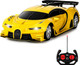 Remote Control Car Rechargeable High Speed Drift Rc Cars Toys For Kids Boys Girls Age 6 7 8-121/18 Super Vehicle With Headlight Yellow Racing Hobby Xmas Birthday For Kid