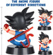 Dbz Dragon Ball Action Figure Toys With 1.4 Inch Crystal Stars Dragon Ball And Transparent Base Goko Action Figure With Box For Birthday s