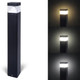 Lightinglabs Led Bollard Landscape Lighting 10/15/20 Watts 40 Inch 3Cct 3000/4000/5000K 120-277V Outdoor Pathway Light Wired Ideal For Garden Commercial Driveway Rated Ip65 Etl Listed Square Flat