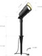 Low Voltage Spotlights 4Pk Landscape Lighting Kits 2W 90 Lumen 12V Ac Outdoor Led Spot Lights Warm White Light With Connectors Spike Stakes For Tree Wall Fences Yard Garden