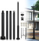 Street Light Pole Tall Heavy Duty Assembled Black Metal Pole Easy To Install (16 Ft 114 +76 Mm) Street Light Pole Tall Heavy Duty Assembled Black Metal Pole Easy To Install (16 Ft 114 +76 Mm)