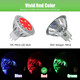 Mr16 Red Led Bulbs 12Vac/Dc Low Voltage Lighting Gu5.3 Bi-Pin Led Lamps Spotlights 35-50W Halogen Replacement For Indoor And Outdoor Landscape Decoration Lighting 3-Pack