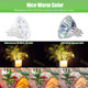 Mr16 Led Bulbs Landscape Low Voltage Spotlights 35W/50W Halogen Replacements. 5W Warm White 2700K-3000K 12V Gu5.3 Bi-Pin Base For Outdoor Accent Lighting Indoor Track Lights 6-Pack