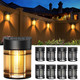8 Pack Solar Fence Lights Deck Lights Solar Outdoor Lights Waterproof Patio Decor For Outside Yard Porch Driveway 3000K