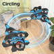Rc Airplane Drone Remote Control Airplane Quadcopter With Auto Hovering3D Flips3 Speed ModesLong Flight Distance Flying Time [ Blue ]