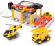 Mini Dig Vehicle Motorized Playset Construction Site Garage With Front Loader And Helicopter Mini Dig Vehicle Motorized Playset Construction Site Garage With Front Loader And Helicopter