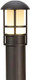 Maxxima Led Low-Voltage Landscape Light Fixture Garden Pathway Outdoor Lights 140 Lumens 3000K Warm White Hardwired Bollard Light For Yard 3W 12-24V Ac/Dc Weather Resistant Brown 2-Pack