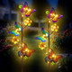 Nan Zai Nan Fang Butterfly Solar Stake Lights Waterproof For Outdoor Decor GardenLawnPatio Or Courtyard 2 Pack