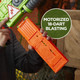 Nerf Revoltinator Zombie Strike Toy Blaster With Motorized Lights Sounds & 18 Official Darts For Kids Teens & Adults