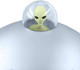 Off The Wall Toys Alien Glow-In-The-Dark Ufo Space Ship And Bendable Action Figure Toy
