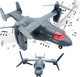 Otonopi Military Helicopter Toy Marines Force Plane Model Alloy Plane Transport Army Aircraft Fighter Jet Die-Cast Metal Pull Back Airplanes With Lights And Sounds For Kids Or Collection