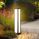 Outdoor Landscape Path Light Modern Driveway Lights 120V Wired 32" Bollard Pathway Lighting With Ip54 3000K Warm White Large Lamp For Outside Patio Walkway Back Yard Decorations
