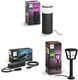 Philips Hue Outdoor Pathway Bundle 1X 95W Power Supply 1X Calla Extension 1X Econic Pathway Extension (Hue Hub Required)