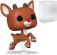Pop Holiday: Rudolph The Red-Nosed Reindeer - Rudolph (Flying) Funko Vinyl Figure (Bundled With Compatible Box Protector Case) Multicolored 3.75 Inches