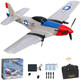 Volantexrc Rc Plane For Beginners 3-Ch P-51D Mustang Remote Control Airplane For Adults And Kids 6-Axis Gyro Easy To Fly Suitable For Outdoor Activity