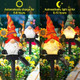 2 Pack Solar Gnome Stakes Lights - Outdoor Pathway Decor Garden Home Decorative Stakes Solar Powered Led Landscape Lighting For Lawn Walkway Patio Yard