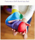 Sarah'S Silks - Skytail - Waldorf Toys For Kids 35" Long Safe For Outdoor And Indoor Use - Rainbow Comet