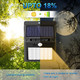 Solar Lights Outdoor [6Pack/3Modes] Solar Security Lights Solar Motion Sensor Lights Waterproof Outdoor Lights For Garden Fence Patio Garage