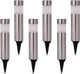 Solar Bollard Lights Outdoor - 6 Pack Stainless Steel Warm White Led Landscape Lights Waterproof Decorative Lighting For Backyard Lawn Patio Solar Bollard Lights Outdoor - 6 Pack Stainless Steel Warm White Led Landscape Lights Waterproof Decorative Lighting For Backyard Lawn Patio