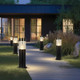 Landscape Path Light Waterproof Outdoor Landscape Lighting 60Cm Outdoor Pathway Light Aluminum Modern Bollard Lights Modern Black Driveway Lighting Lawn Floor Lamp For Walkway Patio Yard Garden