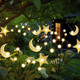 Solar Firefly Lights Outdoor Moon Star Sun Projection Stake Lights - Waterproof Solar Powered Garden Lights For Pathway Yard Patio Decor Warm White Solar Firefly Lights Outdoor Moon Star Sun Projection Stake Lights - Waterproof Solar Powered Garden Lights For Pathway Yard Patio Decor Warm White