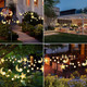 Solar Firefly Lights Outdoor Moon Star Sun Projection Stake Lights - Waterproof Solar Powered Garden Lights For Pathway Yard Patio Decor Warm White Solar Firefly Lights Outdoor Moon Star Sun Projection Stake Lights - Waterproof Solar Powered Garden Lights For Pathway Yard Patio Decor Warm White