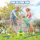 2-In-1 Frog Water Sprinkler Toys Catch The Ball Water Toys Spinning Spray Water Play Game With 8 Wiggle Tubes Water Splashing Toy For Kids Outdoor Summer Backyard Lawn Fun For Boys Girls