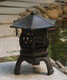 Tiaan Japanese Garden Lantern “Yukimi-Gata” Designed Super Bright Led Illuminated Pagoda Light Solar Power Garden Lantern， Stone-Look Finish Decorative Outdoor (Oki-Gata)
