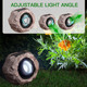 Timeflies Solar Rock Lights Outdoor 2 Pack Super Bright Solar Spot Lights Outdoor Ip65 Waterproof Solar Yard Lights Auto On/Off Garden Decor For Outside Paths Sidewalks Yards Landscapes Patios