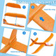 3 Pack Led Foam Airplane Toys 17.5" Large Throwing Foam Plane 2 Flight Mode Glider Flying Toy For Kids Ages 3+